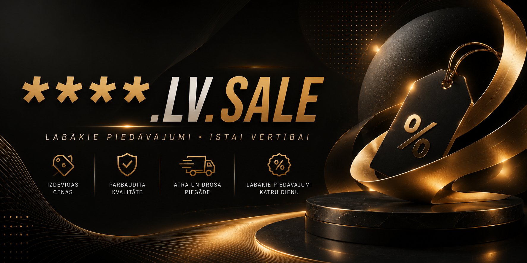 Promotional banner for lv.sale